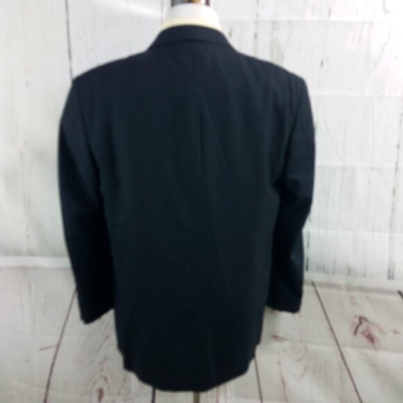 Joseph Abboud Nordstrom 42R Black Suit Blazer - Picture 6 of 10